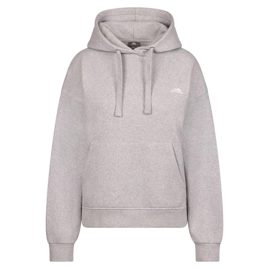 Trespass Womens/Ladies Reives Knitted Hoodie (Grey Marl) - Image 1