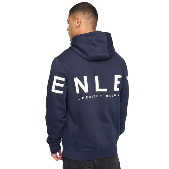 Henleys Heren Hensleeve Hoodie (Marineblauw) - Image 2