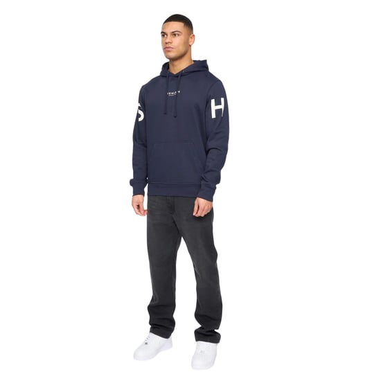 Henleys Heren Hensleeve Hoodie (Marineblauw) - Image 3