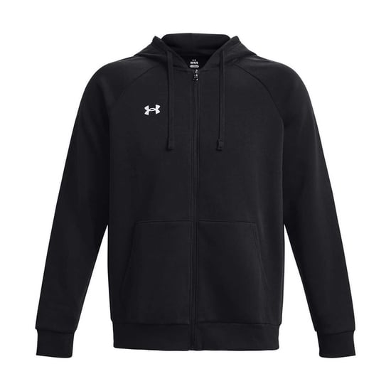 Under Armour Unisex Adult Rival Fleece Full Zip Hoodie (Black) - Image 1