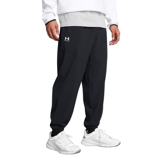 Under Armour Heren Vibe Woven Joggingbroek (Zwart, Wit) - Image 3