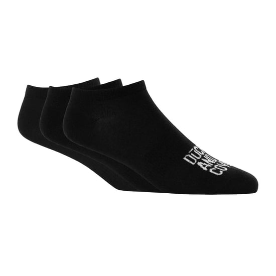 Duck and Cover Mens Fubel Trainer Socks (Pack of 5) (Black) - Image 1