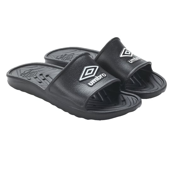 Umbro Heren Douche Sliders (Zwart/Wit) - Image 5