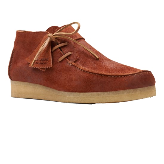 Clarks Mens Lugger Leather Boots (Brown) - Image 3
