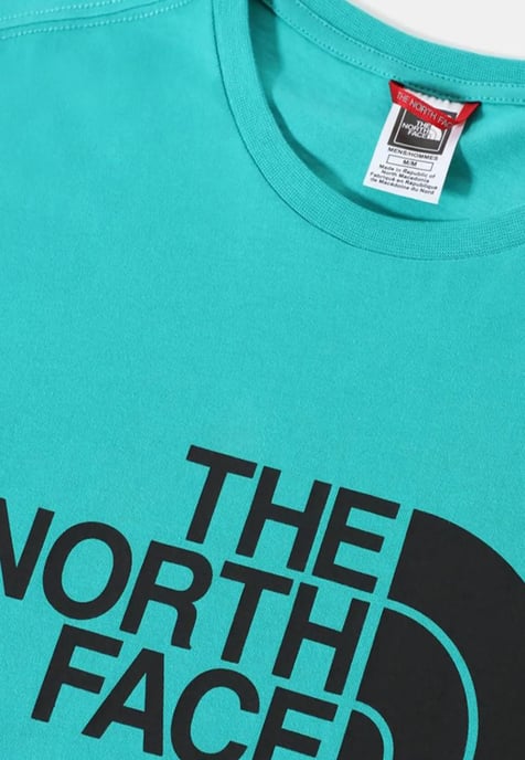 The North Face Mens T Shirt SS Easy Tee Porcelain Green - Image 5