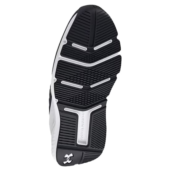 Under Armour Volwassen Charged Commit TR4-trainers voor uniseks (Zwart, Wit) - Image 3