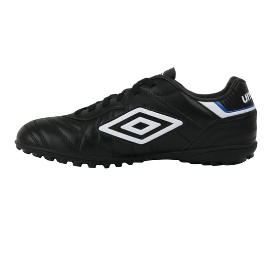 Umbro Mens Speciali Eternal Club Tf Leather Football Boots (Black/White/Royal Blue) - Image 3