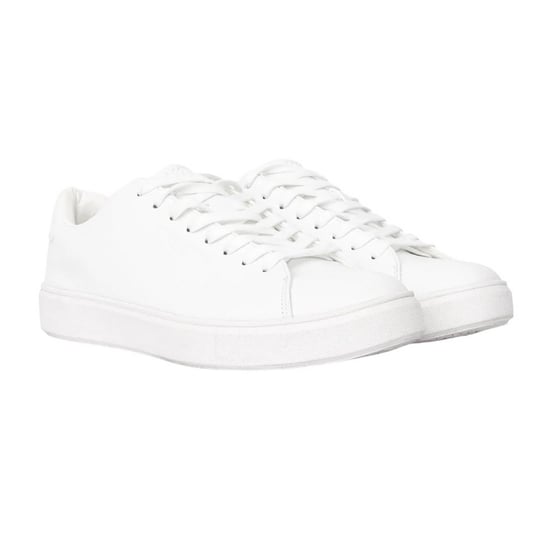 Duck and Cover Heren Kremes PU-trainers met lederlook (Wit) - Image 1