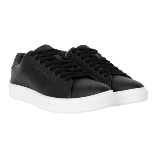 Duck and Cover Heren Kremes PU-trainers met lederlook (Zwart) - Image 1
