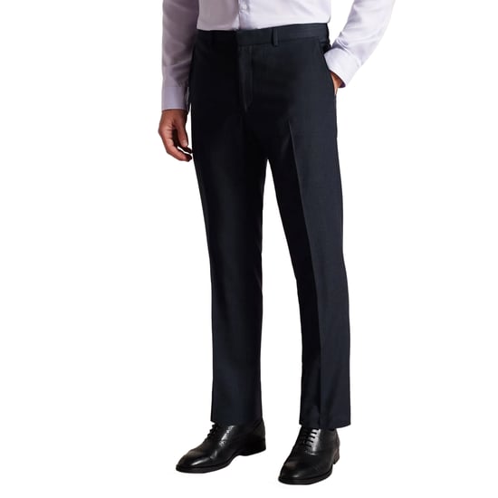 Ted Baker Heren Forbyts Puppytooth Broek (Marine) - Image 3