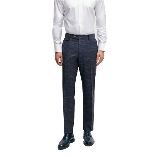 Boss Mens H-Genius Slim Trousers (Dark Blue) - Image 1