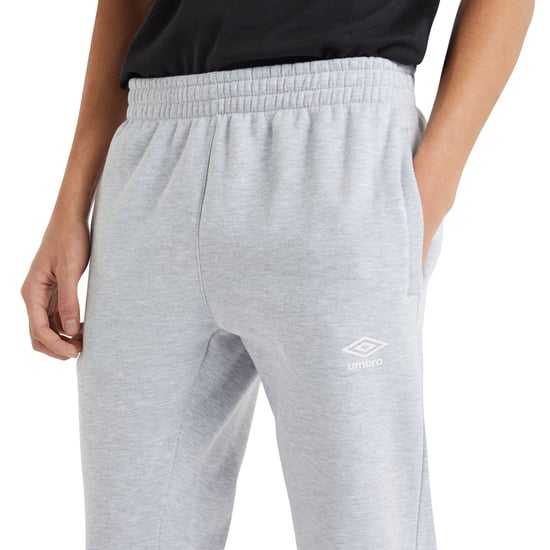 Umbro Mens Fleece Jogging Bottoms (Grey Marl) - Image 3