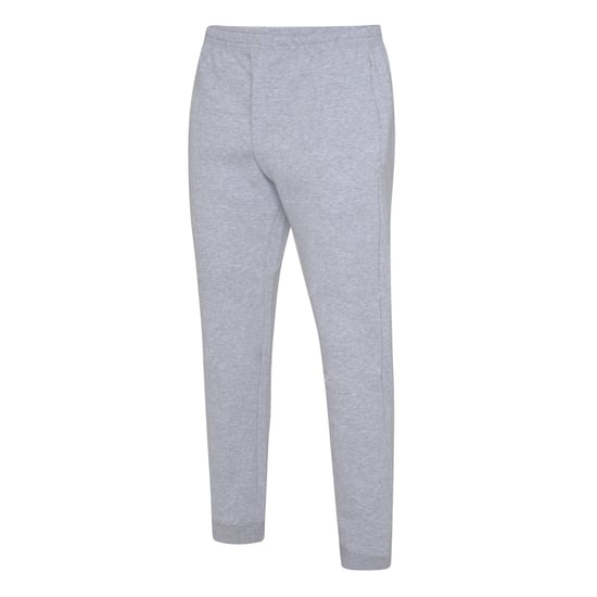 Umbro Mens Club Leisure Jogging Bottoms (Grey Marl/White) - Image 2