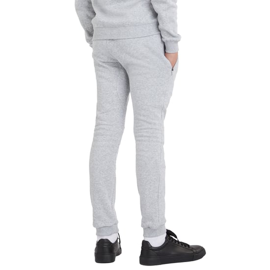Umbro Mens Club Leisure Jogging Bottoms (Grey Marl/White) - Image 4