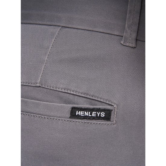 Henleys Mens Edition Chinos (Grey) - Image 3