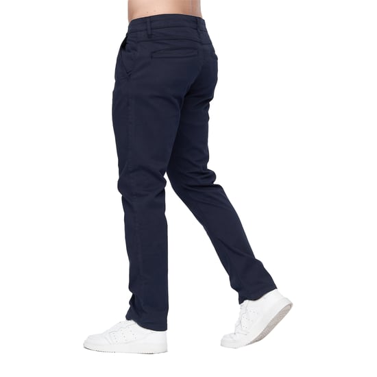 Duck and Cover Mens Moretor Chinos (Navy) - Image 4