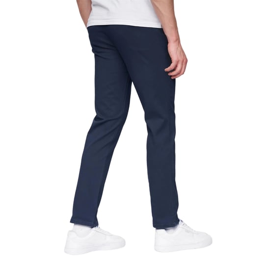 Henleys Heren Visit Chino Broek (Blauw) - Image 2
