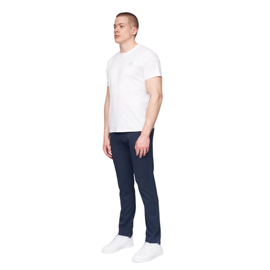 Henleys Heren Visit Chino Broek (Blauw) - Image 3