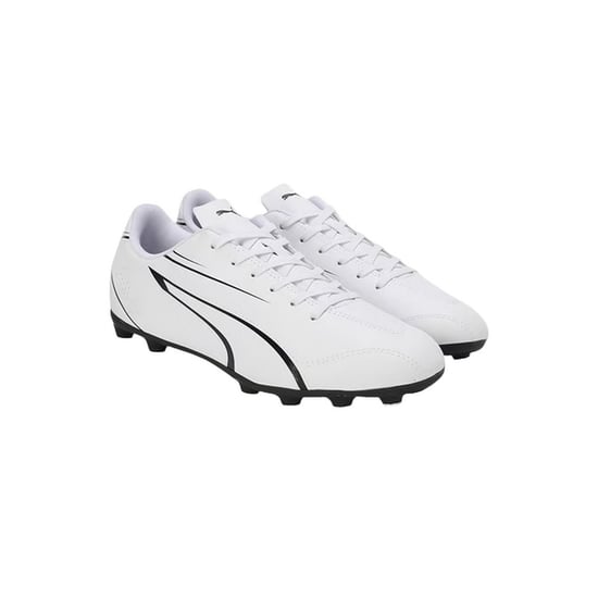 Puma Heren Vitoria FG/AG Voetbalschoenen (Wit/zwart) - Image 3