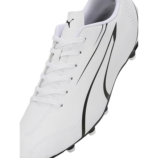 Puma Heren Vitoria FG/AG Voetbalschoenen (Wit/zwart) - Image 6