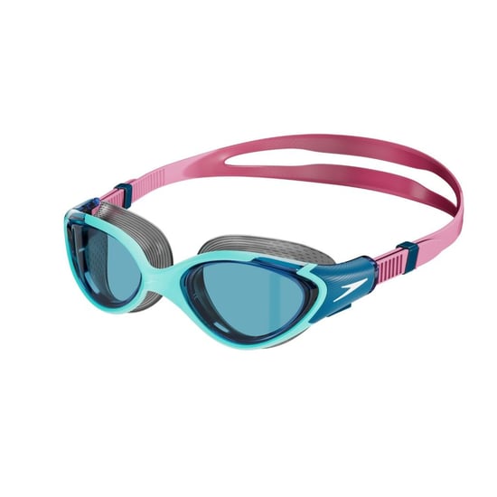 Speedo Dames/Dames Biofuse 2.0 zwembril (Blauw/roze) - Image 1