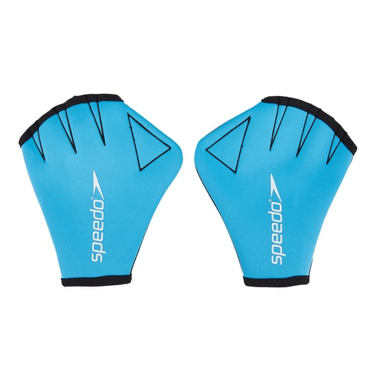 Speedo Unisex Adult Swimming Gloves (Blue/Black) - Image 2