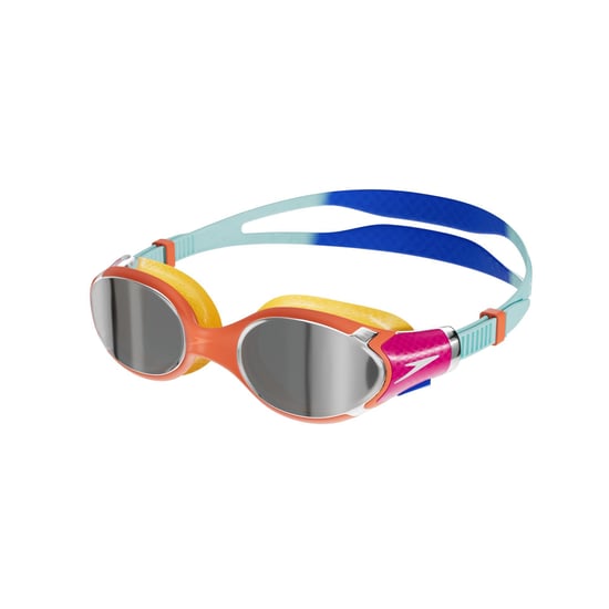 Speedo Kinder/Kids Biofuse 2.0 2024 Spiegel Zwembril (Roze/Blauw/Oranje) - Image 1