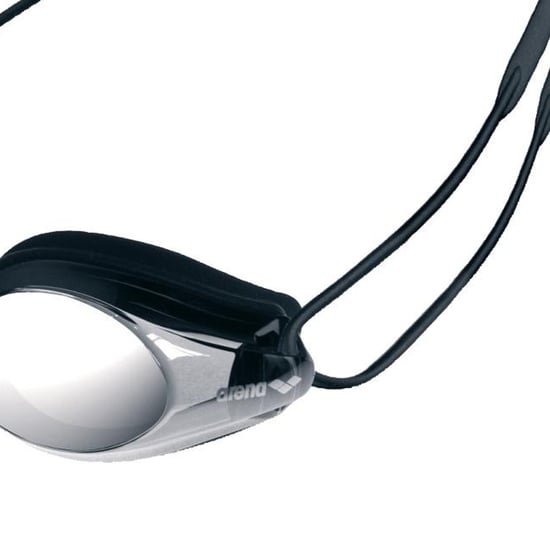 Arena Unisex Adult Tracks Mirror Swimming Goggles (Black/Smoke) - Image 3