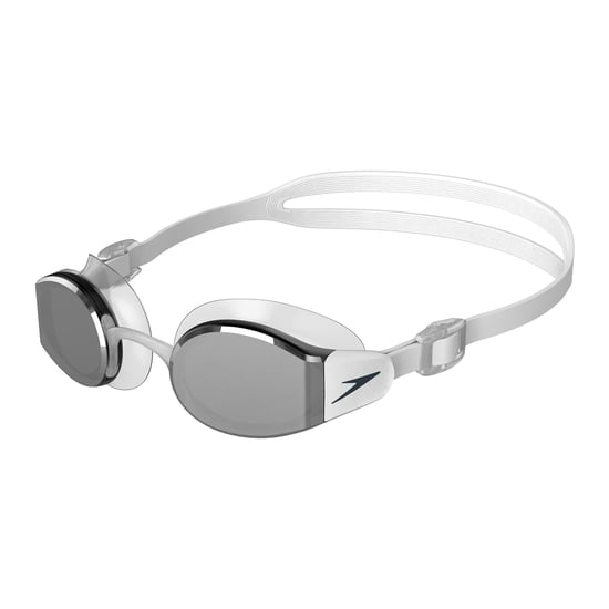 Speedo Heren Mariner Pro 2024 zwembril (Wit/Grijs) - Image 1