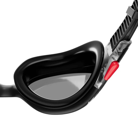 Speedo Unisex Adult 2.0 Biofuse Swimming Goggles (Black/Smoke) - Image 3