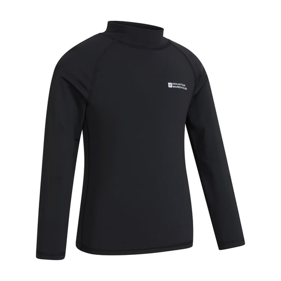 Mountain Warehouse Rash Top met lange mouwen voor kinderen/Kinderen (Zwart) - Image 3