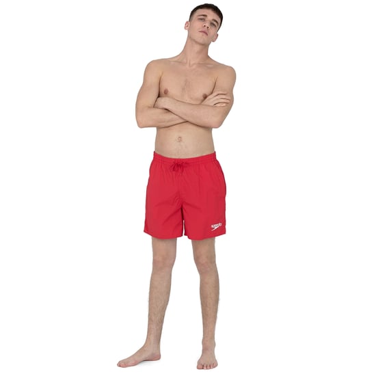 Speedo Mens Essentials 16 Swim Shorts (Red) - Image 3