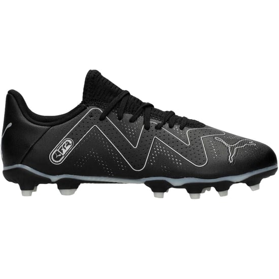 Puma Kinder/kinder Future Play Voetbalschoenen (Zwart/Zilver) - Image 3