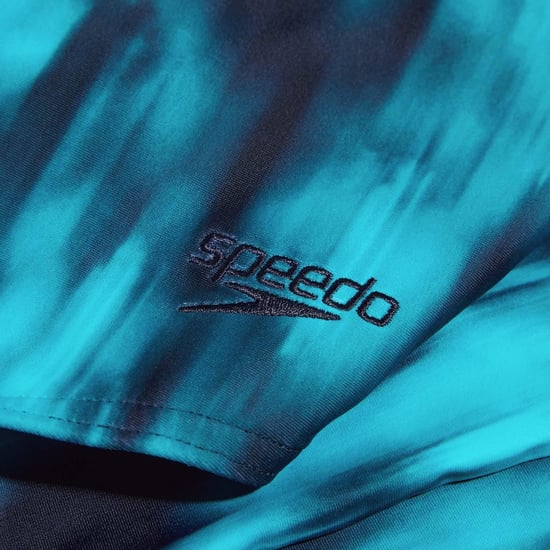Speedo Dames/Dames Lexi Tie Dye Eendelig Zwempak (Blauwe Marine) - Image 3