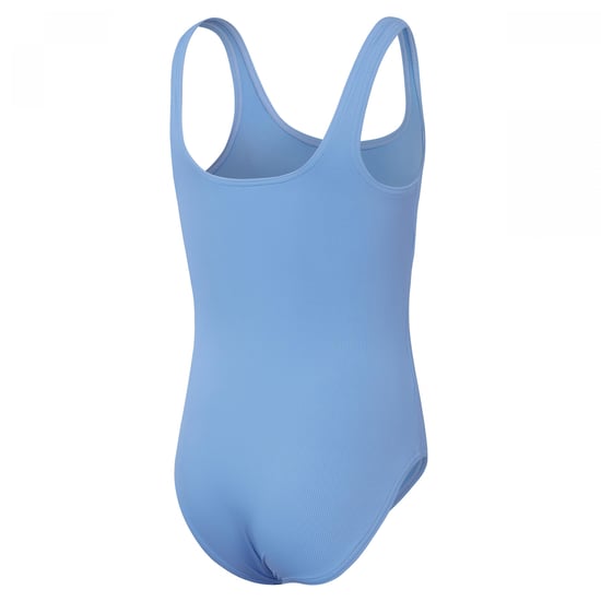 Speedo Texturerad baddräkt i ett stycke för flickor (Blå) - Image 2