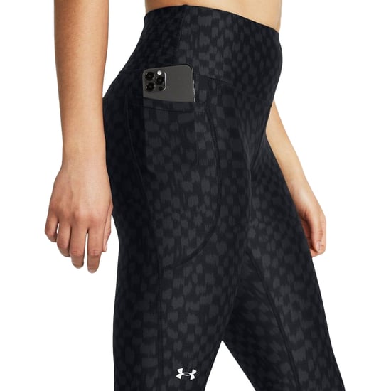 Under Armour Dames/Dames HeatGear bedrukte enkellange legging (Zwart) - Image 3