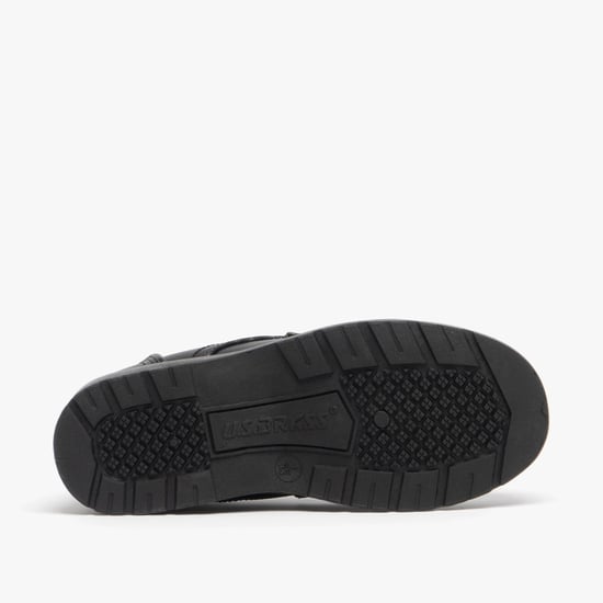 STUBBY Boys Lace-Up Casual Shoes Black - Image 3