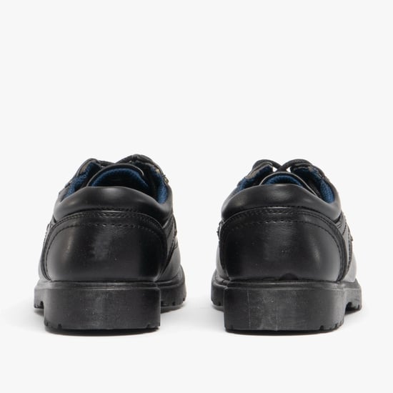STUBBY Boys Lace-Up Casual Shoes Black - Image 5