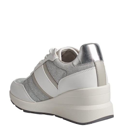 Mabel Dames Sneakers van Leer en Mesh met Glimmende Ketting 43S4MBFSBD - Image 4