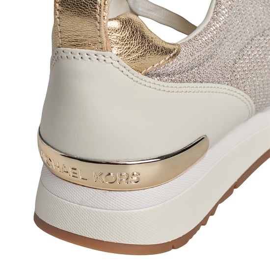 Allie Stride Vrouwenleer en Mesh Sparkly Chain Sneakers 43S2ALFS3D - Image 2