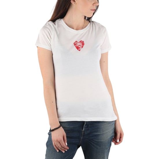 DIESEL T SILY C Womens T Shirt Crew Neck Short Sleeve Top Casual Summer Tee - Image 1