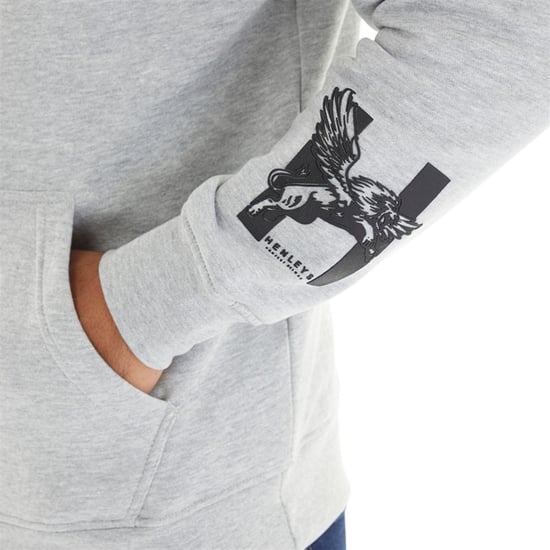 Henleys Heren Henycore Katoenen Hoodie (Grijs Marl) - Image 3