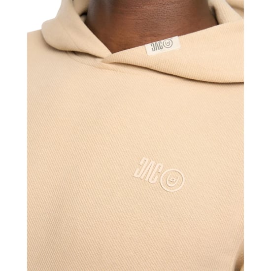Duck and Cover Heren Hannings Hoodie (Stone) - Image 3