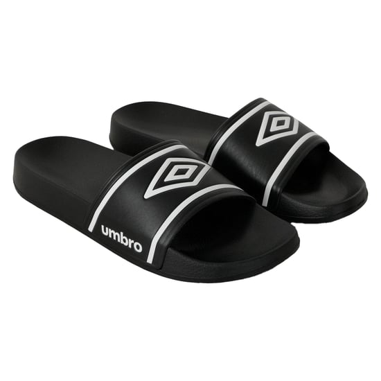Umbro Volwassen unisex Aruba Sliders (Zwart/Wit) - Image 2