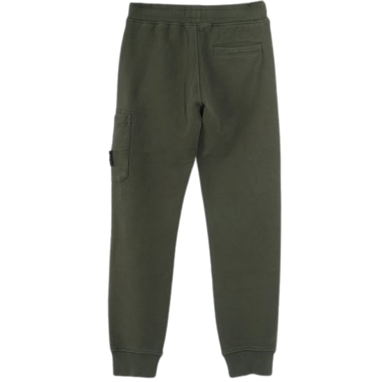 Stone Island Pocket Patch Green Sweattpants - Image 2