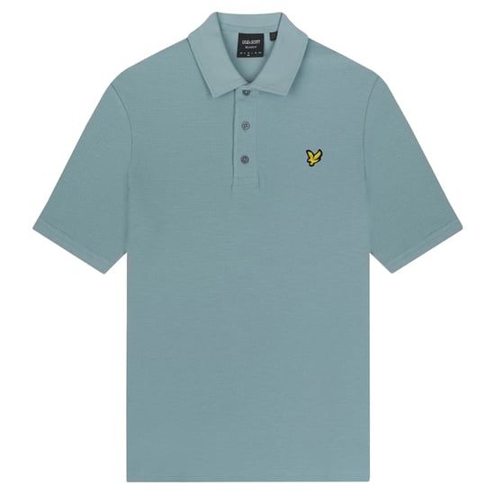Lyle & Scott leiblauw Milano poloshirt - Image 1