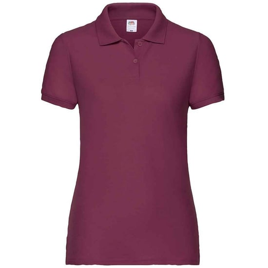 Fruit of the Loom Womens/Ladies Lady Fit Piqué Polo Shirt (Burgundy) - Image 1