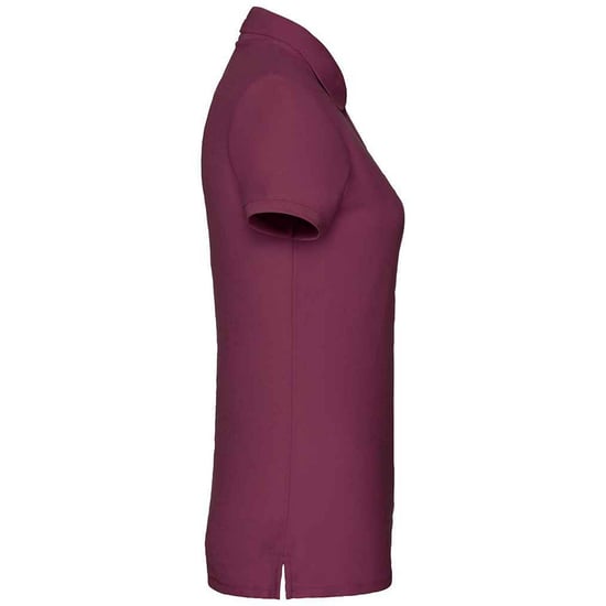 Fruit of the Loom Womens/Ladies Lady Fit Piqué Polo Shirt (Burgundy) - Image 3