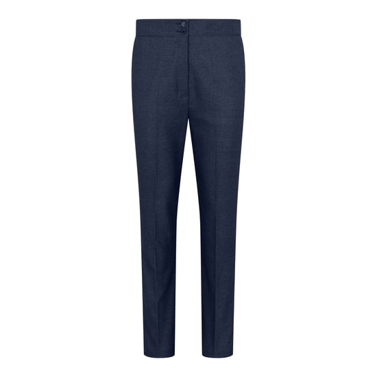 Women's Navy Three-Piece Tailored Fit Suit in Prince of Wales Check - Image 5