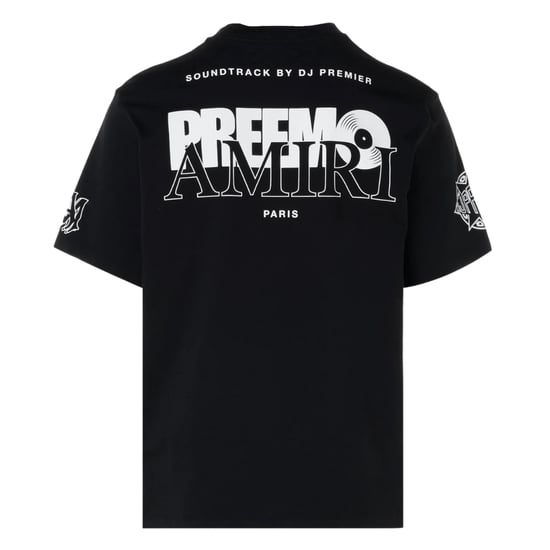 Amiri Premier Logo Svart T-shirt - Image 2